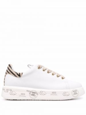 Trykt sneakers Premiata hvit