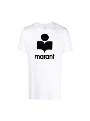 Leinen t-shirt Isabel Marant weiß