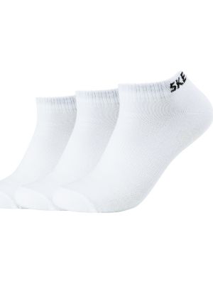 Ponožky se síťovinou Skechers bílé