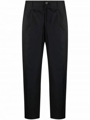 Pantalones rectos ajustados de cintura alta Costumein negro