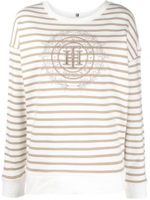 Bomull sweatshirt Tommy Hilfiger hvit