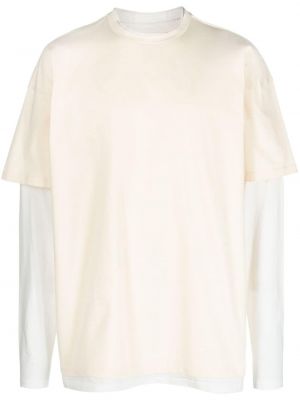 Βαμβακερή μπλούζα με σχέδιο Jil Sander