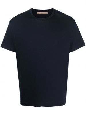 T-shirt a maniche corte con scollo tondo Nuur blu