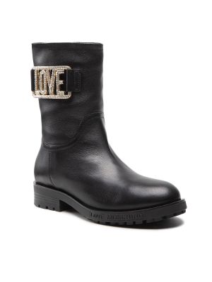 Členkové topánky Love Moschino čierna