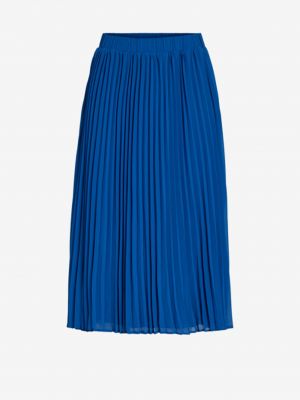 Plisovaná sukňa Vila modrá