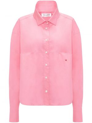 Krekls ar izšuvumiem Victoria Beckham rozā