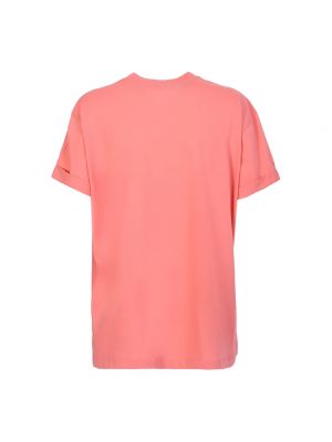 Camiseta de algodón de estrellas Stella Mccartney rosa