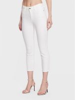 Bílé dámské džíny