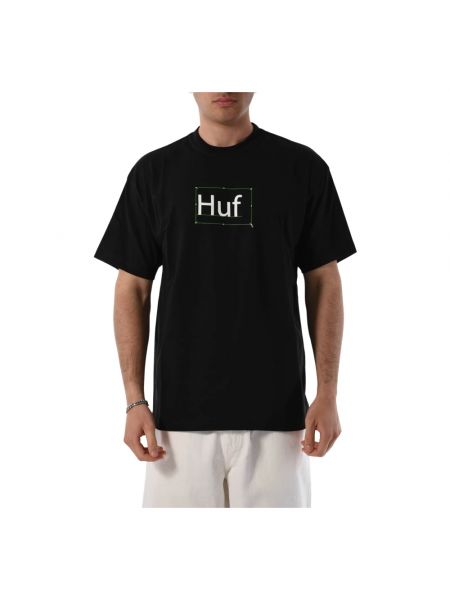Koszulka bawełniana z nadrukiem Huf czarna
