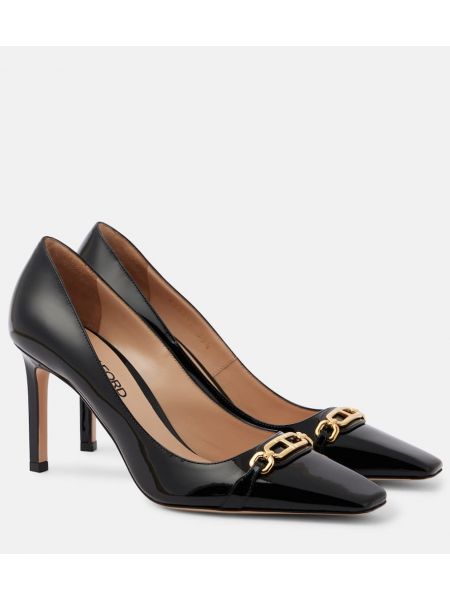 Slingback patent læder læder pumps Tom Ford sort