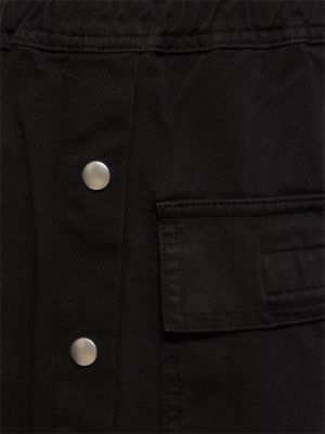 Spodnie bawełniane Rick Owens Drkshdw czarne