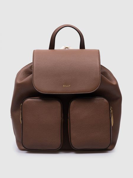 Кожаный рюкзак Bally коричневый