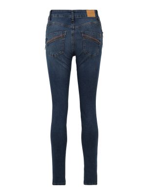 Skinny fit traperice Pulz Jeans plava