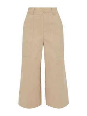 Pantalones de lino de viscosa A.l.c. beige