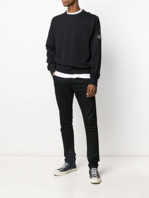 Treniņjaka ar apdruku Calvin Klein Jeans melns