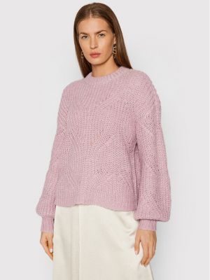 Oversize пуловер Yas розово