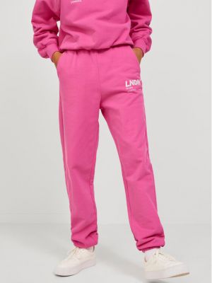 Pantaloni sport cu croială lejeră Jjxx roz