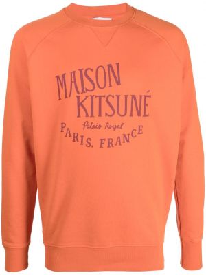 Felpa con stampa Maison Kitsuné