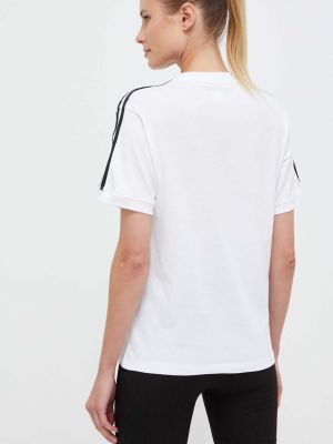 Bavlněné tričko Adidas Originals bílé