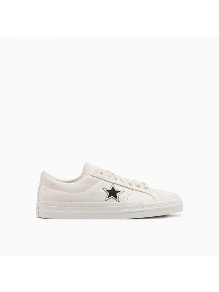 Sneakersy w jodełkę Converse One Star białe