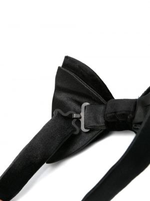 Sametová kravata s mašlí Fursac černá