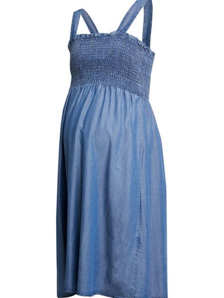 Sukienka jeansowa Mamalicious niebieska