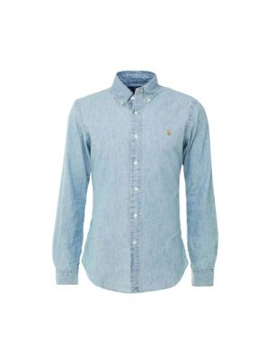 Koszula slim fit Polo Ralph Lauren niebieska