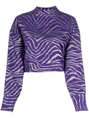 Pullover mit print mit zebra-muster Genny