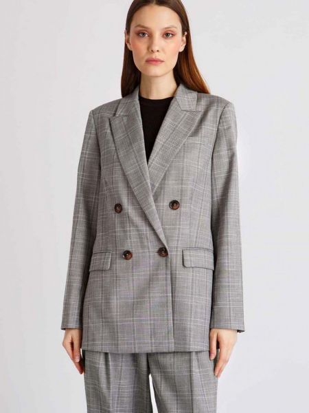 Серый пиджак Baon