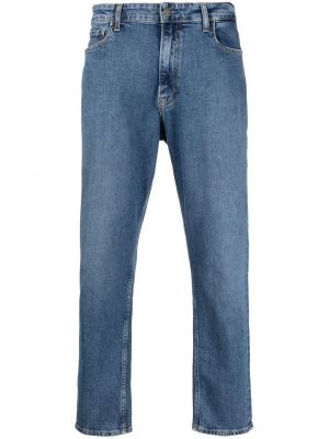Skinny fit džinsai Calvin Klein mėlyna