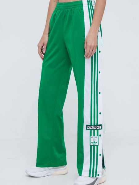 Клинове с принт Adidas Originals зелено