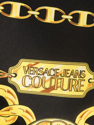 Hedvábný šál s potiskem Versace Jeans Couture