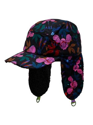 Bonnet à fleurs Roxy noir