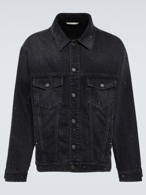 Jeansjacke Valentino schwarz