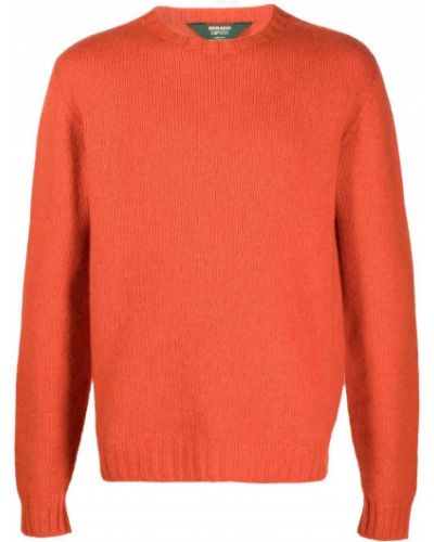 Jersey de tela jersey de cuello redondo Sebago naranja