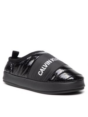 Papuče Calvin Klein Jeans crna