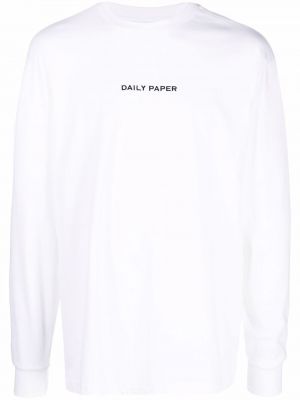 T-shirt en coton Daily Paper blanc