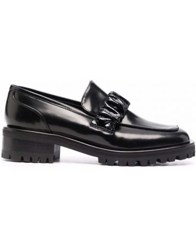 Pantofi loafer cu vârf pătrat Elleme negru