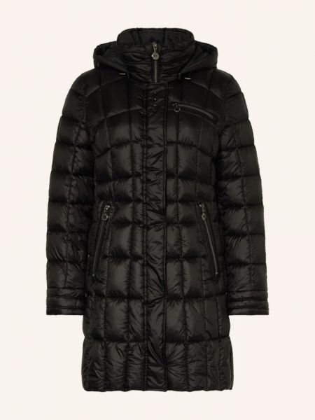 Утепленное стеганое пальто Gil Bret черное