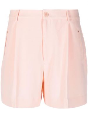 Pantaloni scurți plisate Lauren Ralph Lauren roz