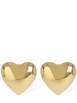 Szív mintás fülbevaló Moschino aranyszínű