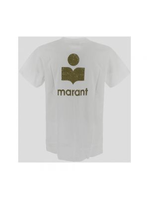 Camiseta de algodón Isabel Marant blanco