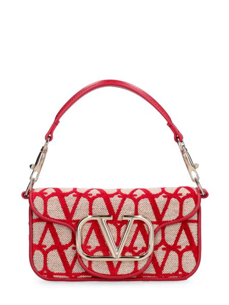 Bolso clutch de tejido jacquard Valentino Garavani