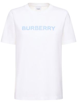 T-shirt in jersey Burberry bianco