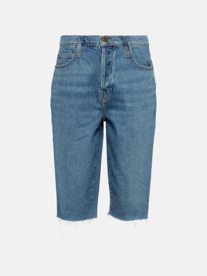 Shorts di jeans Frame blu