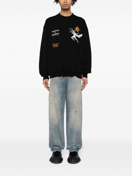 Sweatshirt aus baumwoll Represent schwarz
