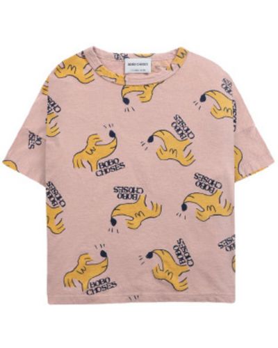 T-shirt Bobo Choses, różowy