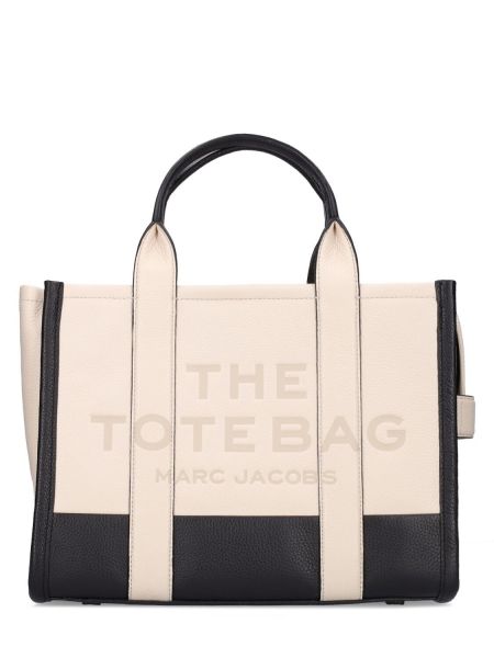 Usnjena nakupovalna torba Marc Jacobs