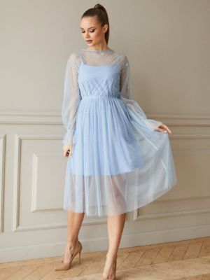 Платье Ellcora голубое