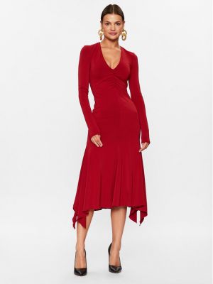 Priliehavé šaty Patrizia Pepe červená